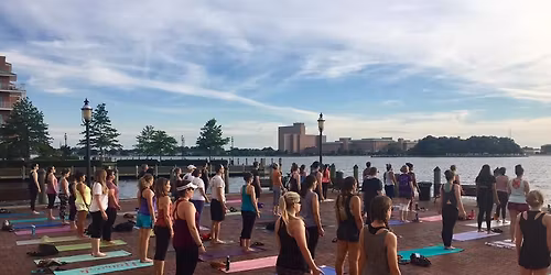 Wednesday Sunset Yoga near the Pagoda