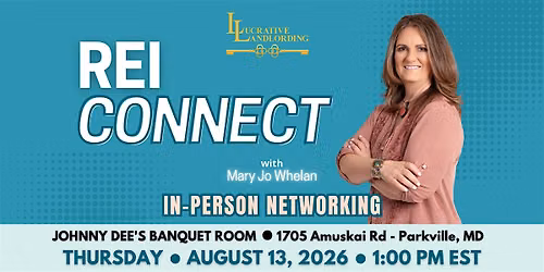 REI Connect \u2728 IN-PERSON NETWORKING 8.13.2026
