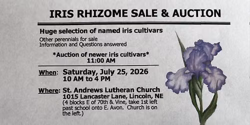 Iris Rhizome Sale & Auction 