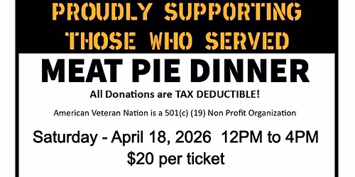 Spring Meat Pie Dinner