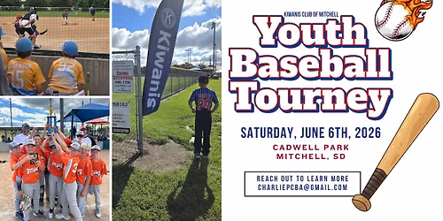 Kiwanis Youth Baseball Tourney 2026