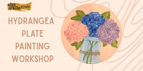 Hydrangea Plate Painting Workshop