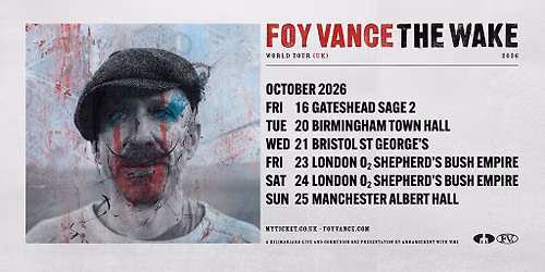 Foy Vance: The Wake World Tour