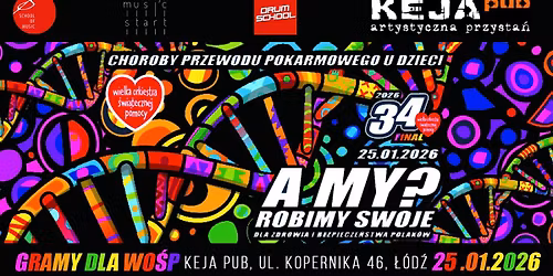 Gramy dla WO\u015aP na rockowo w \u0141odzi!