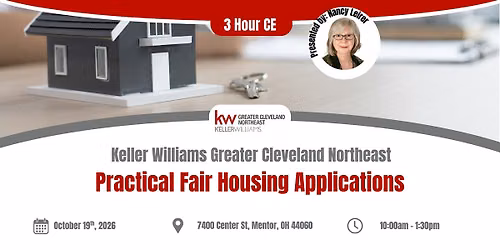 Practical Fair Housing Applications - 3 Hour CE with Nancy Leirer