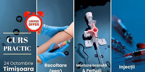 \u203c\ufe0fOfert\u0103 special\u0103\u203c\ufe0fCurs practic, Recoltare, injec\u021bii \u0219i branule