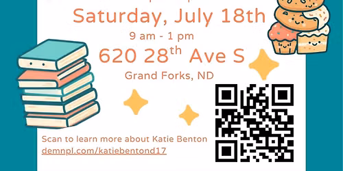Bookworms & Bake Sale for Katie Benton's Senate Campaign