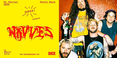 Super! \u2014 Wavves \u00e0 Petit Bain le 21 f\u00e9vrier 2026