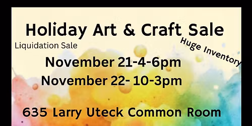 Holiday Art & Craft Sale