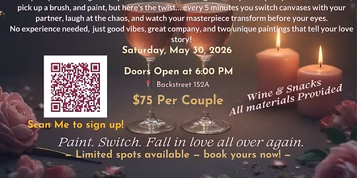 Sip, Switch, & Paint Date Night