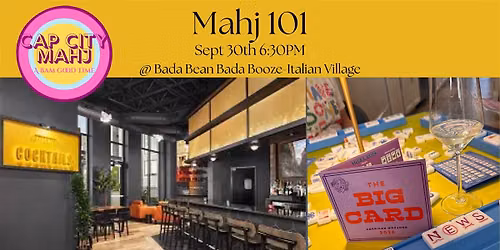 American Mahjong 101@ Bada Bean - Italian Village Location