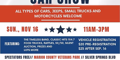 2nd Annual Veterans Day Car Show