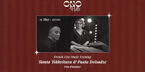 French Live Music Evening at ONO at Hills