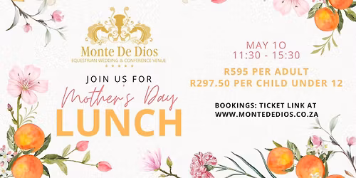 Monte de Dios Mothers Day Buffet Luncheon 
