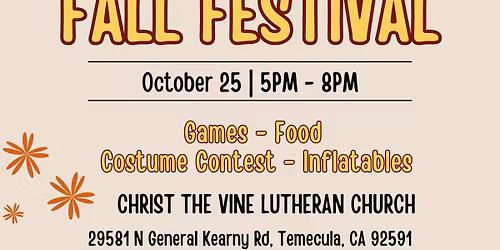 Fall Festival at Christ the Vine