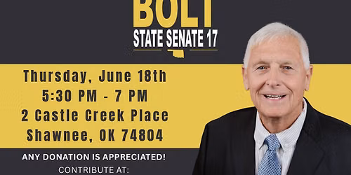 Bolt For Senate 17 Meet & Greet Fundraiser