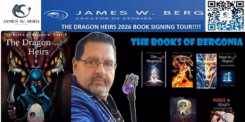 Author James W. Berg @ Bergonia Con aka Family Garage Sale!!
