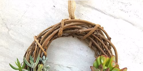Succulent wreath class-Just in time for Thanksgiving!