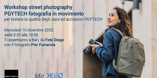  Workshop PGYTECH fotografia in movimento