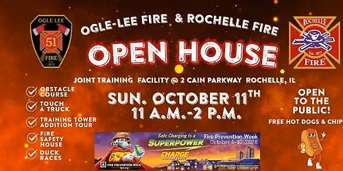 Ogle-Lee Fire Protection Dist. & Rochelle Fire Open House