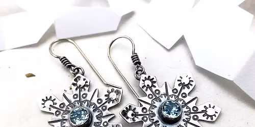 "Make it at Meltdown" Southwestern Snowflake Earrings
