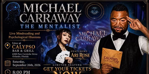 Michael Carraway Live: Mind Reading, Magic & Comedy Dinner Show