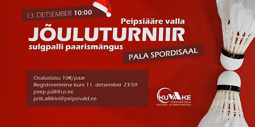 J\u00f5uluturniir sulgpalli paarism\u00e4ngus