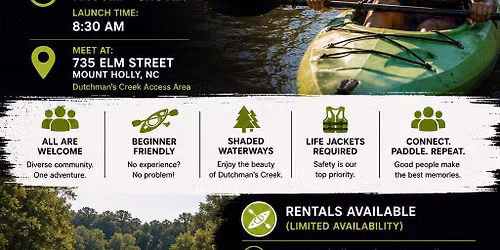 Beat the Heat (Kayak & SUP Meetup) (Dutchman's Creek Mt Holly NC)