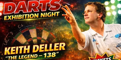 Keith Deller Darts Exhibition
