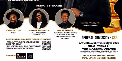 Destined for Greatness Youth Royal Gala