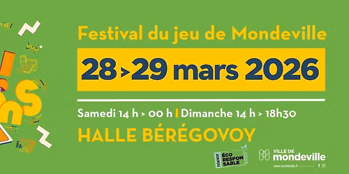 Festival du jeu JOUONS! #8 \u25cf Mondeville \ud83c\udfb2