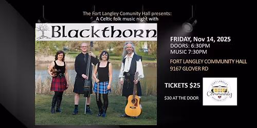 Celtic Folk Music Night with Blackthorn