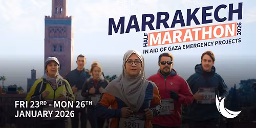 Marrakesh Half Marathon 2026 (in Aid of Gaza)