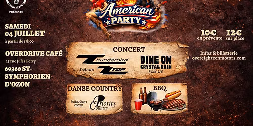American Party \u00e0 l'Overdrive Caf\u00e9