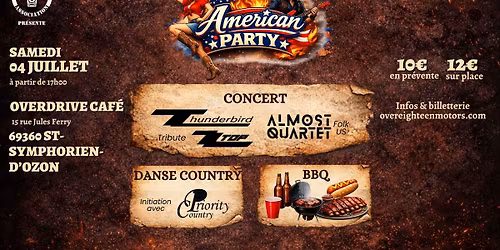 American Party \u00e0 l'Overdrive Caf\u00e9