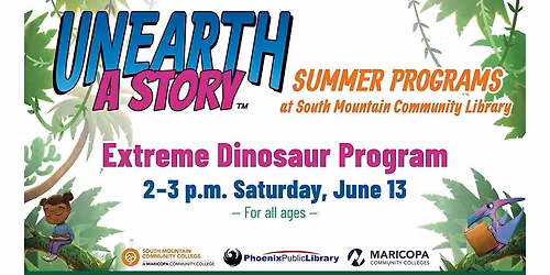 SMCL Presents Unearth a Story: Extreme Dinosaur Program