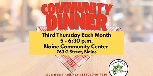 Monthly Community Dinner