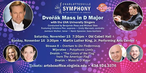 Charlottesville Symphony with the University Singers