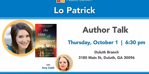 Author Talk with Lo Patrick