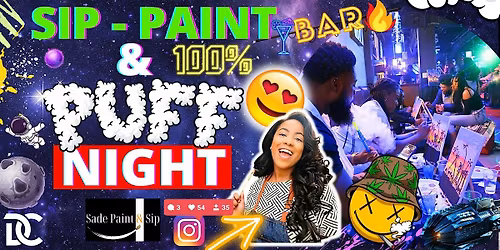 Paint & Puff Night on H Street | Sip, Smoke & Paint in Washington, DC 2