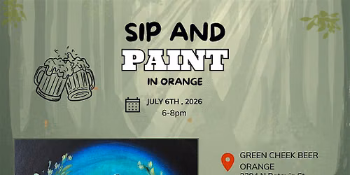 Mushroom Dreams Paint and Sip at Brewery in Orange