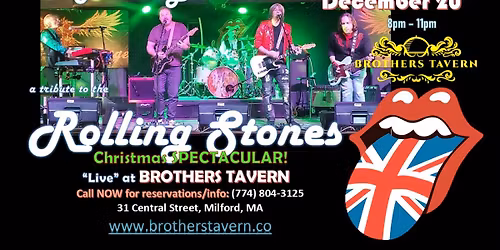 Rolling Stones tribute, "19th Nervous Breakdown" at Brothers Tavern in Milford MA