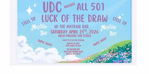 UDC ALL 501 Steel Tip Luck of the Draw @ The Mayfair Bar