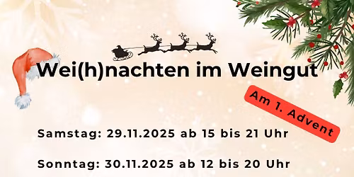 Wei(h)nachten im Weingut
