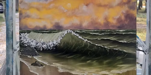 Learn to oil paint SEASCAPE FANTASY Taproot Brewhouse Pierceton 