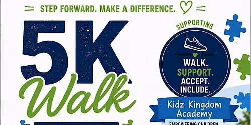 Kidz Kingdom Academy Autism Awareness 5k Walk