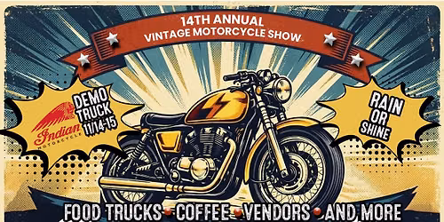 14th Annual Vintage Motorcycle Show | SCOTTSDALE | NOVEMBER 14TH
