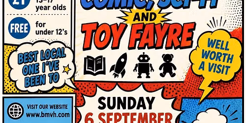 CHARITY COMIC, SCI-FI & TOY FAYRE