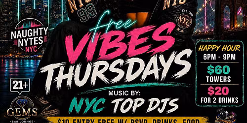 FREE VIBES THURSDAYS @ GEMS