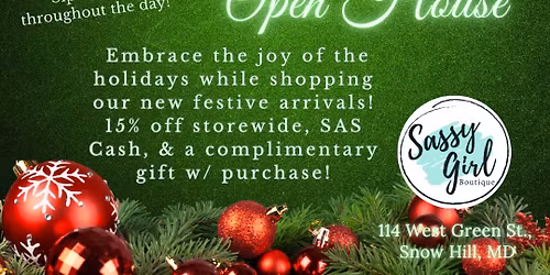 23rd Annual Holiday Open House